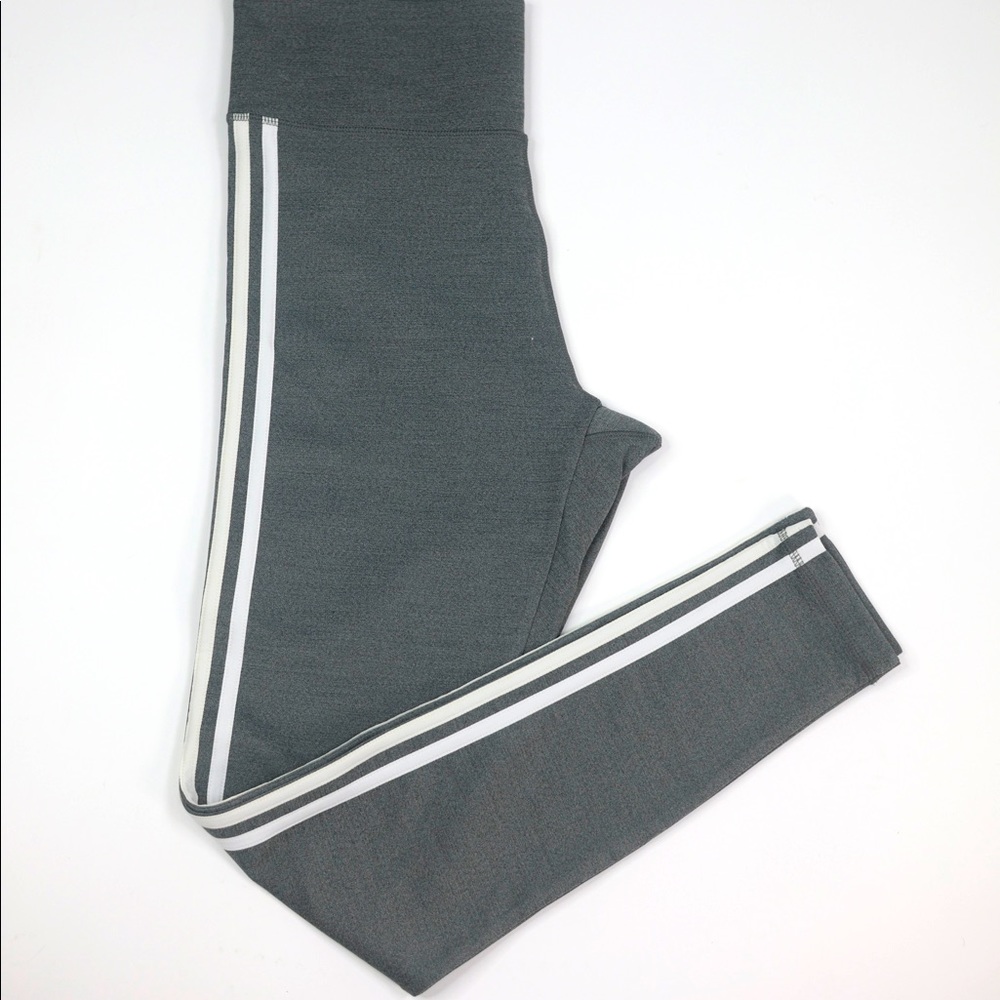 NWT ADIDAS SIZE M GRAY LEGGINGS